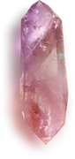 Pink Tourmaline Crystal Cutout